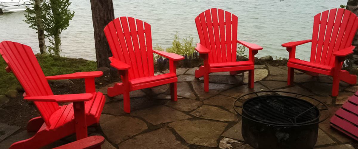 Sturgeon RIver Outdoor Furniture Adirondack Chairs Tables